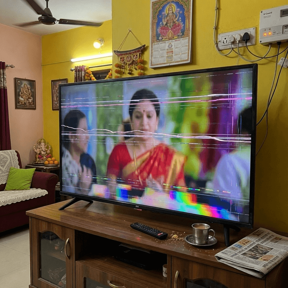 MI TV Display Issue Vizag
