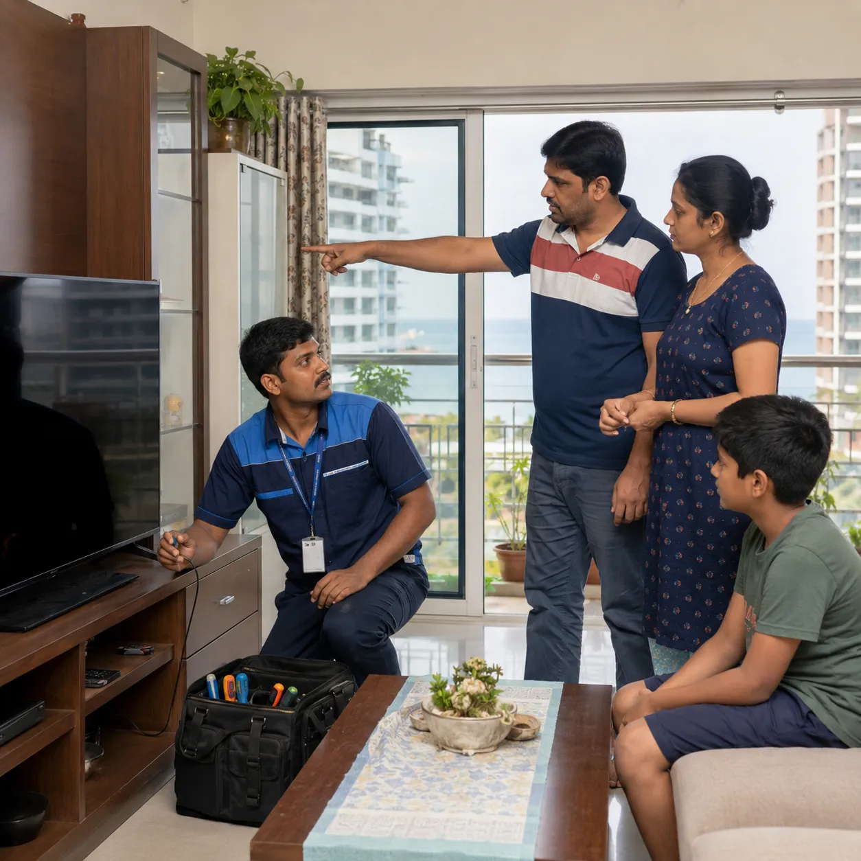 Samsung TV Doorstep Service Vizag