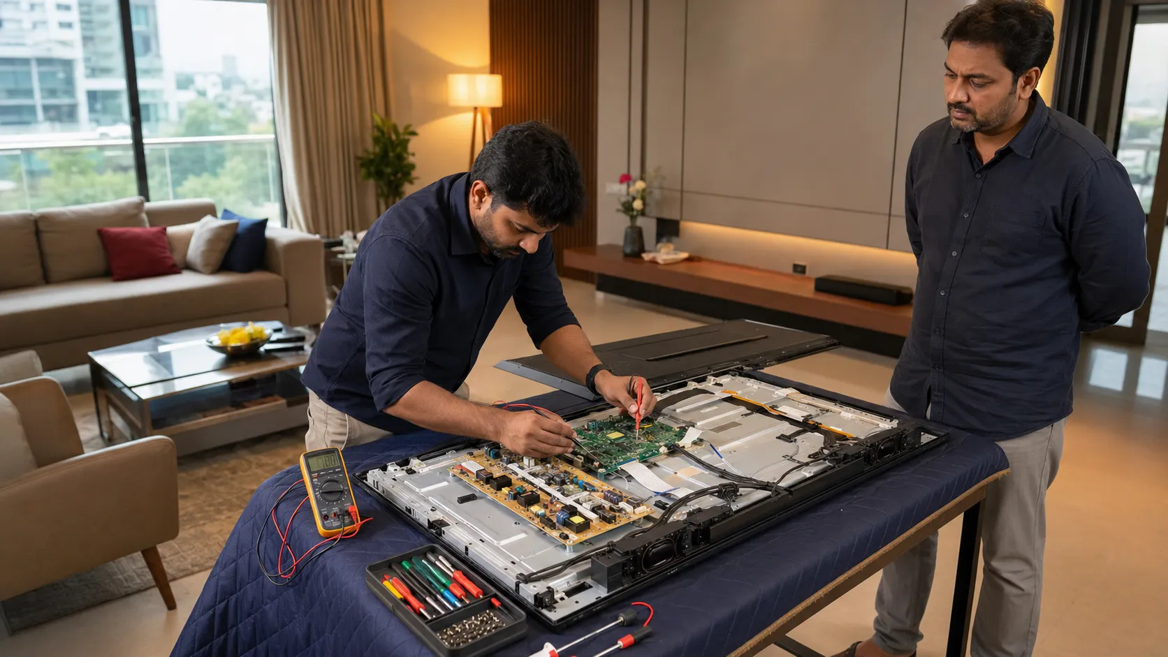Panasonic TV Repair Process in Vizag