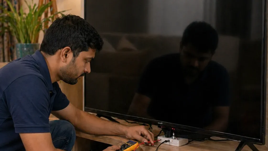 MI TV Power Issue Repair Vizag