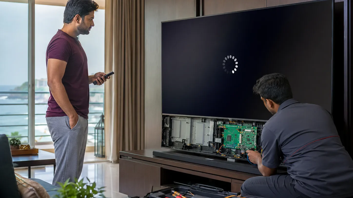 TV Keeps Restarting After Update Vizag Smart TV repair