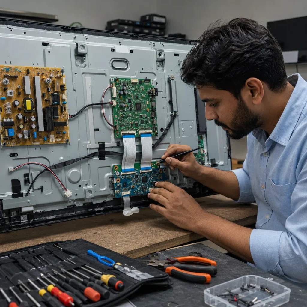 TV display lines repair Vizag