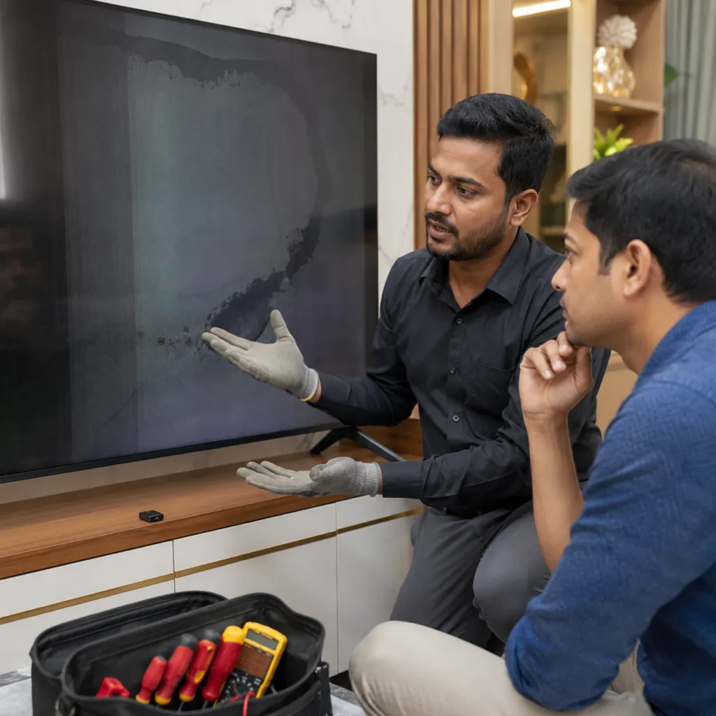 TV display repair cost Vizag