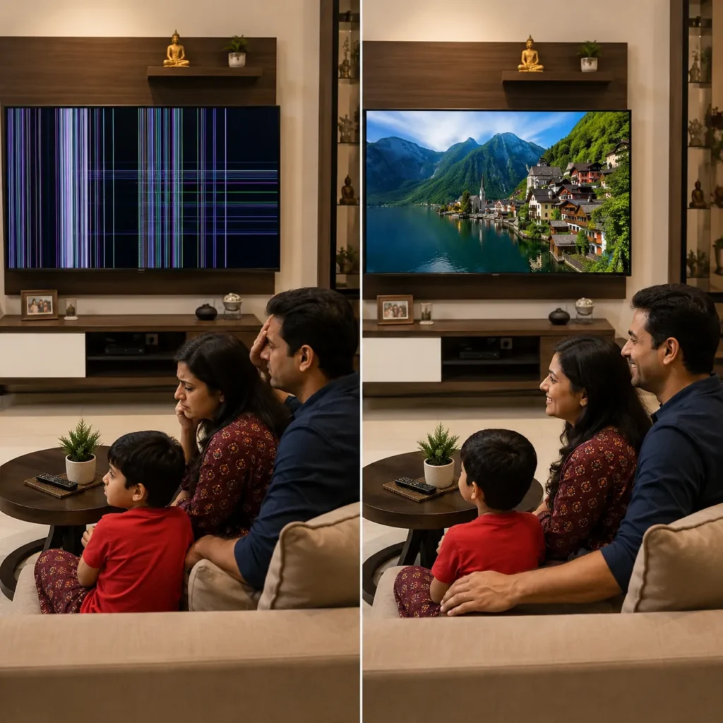 TV panel damage repair Vizag