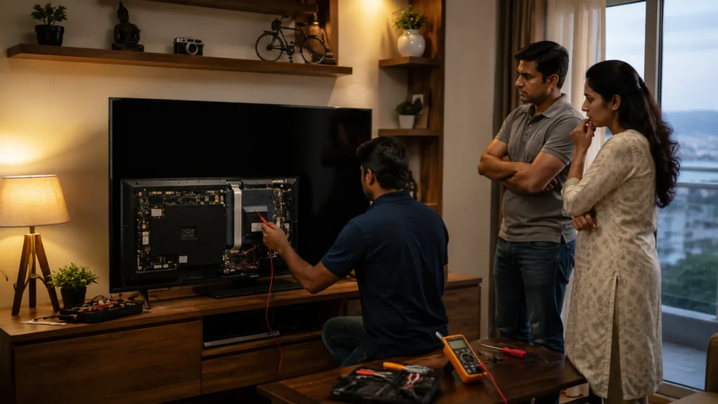 Haier TV Black Screen Repair Vizag