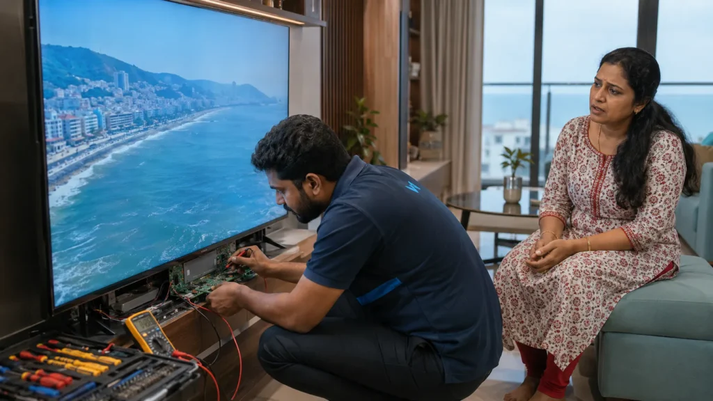 Haier TV no sound repair in Vizag