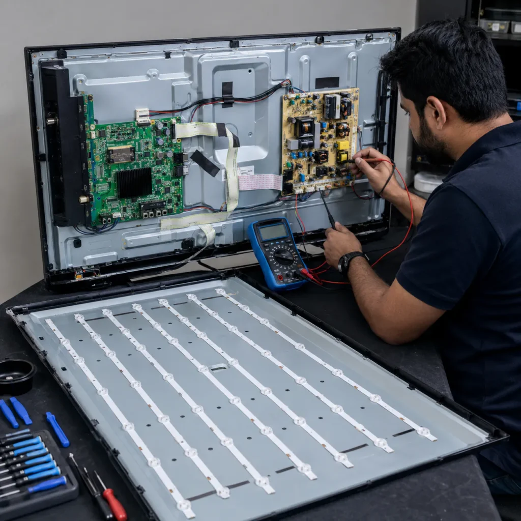 Haier TV backlight and display repair Vizag
