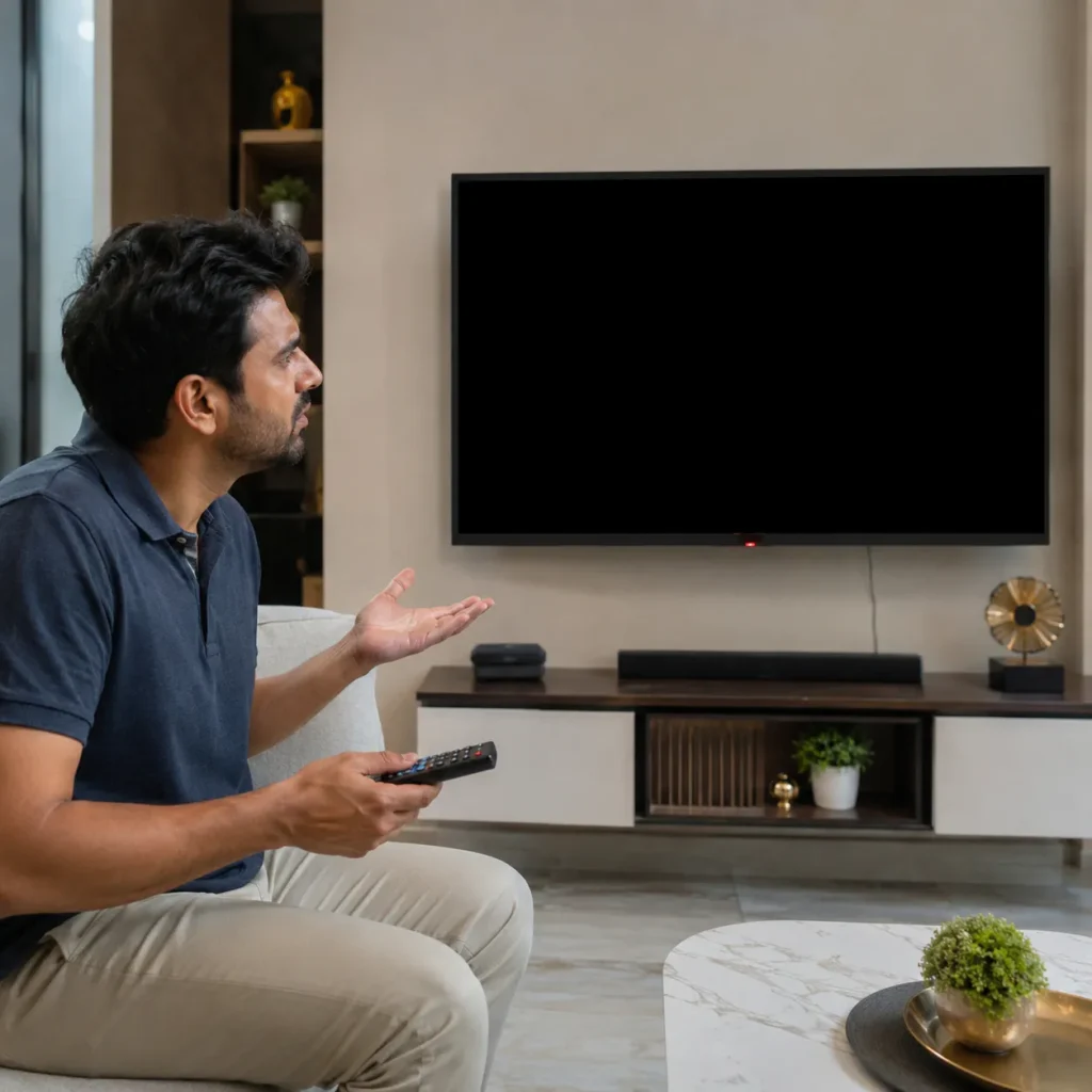 Haier TV black screen problem in Vizag