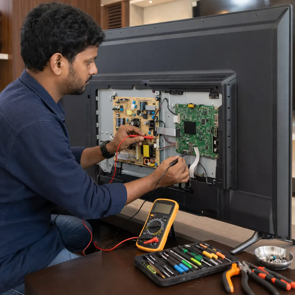 Panasonic TV power board and motherboard repair Vizag