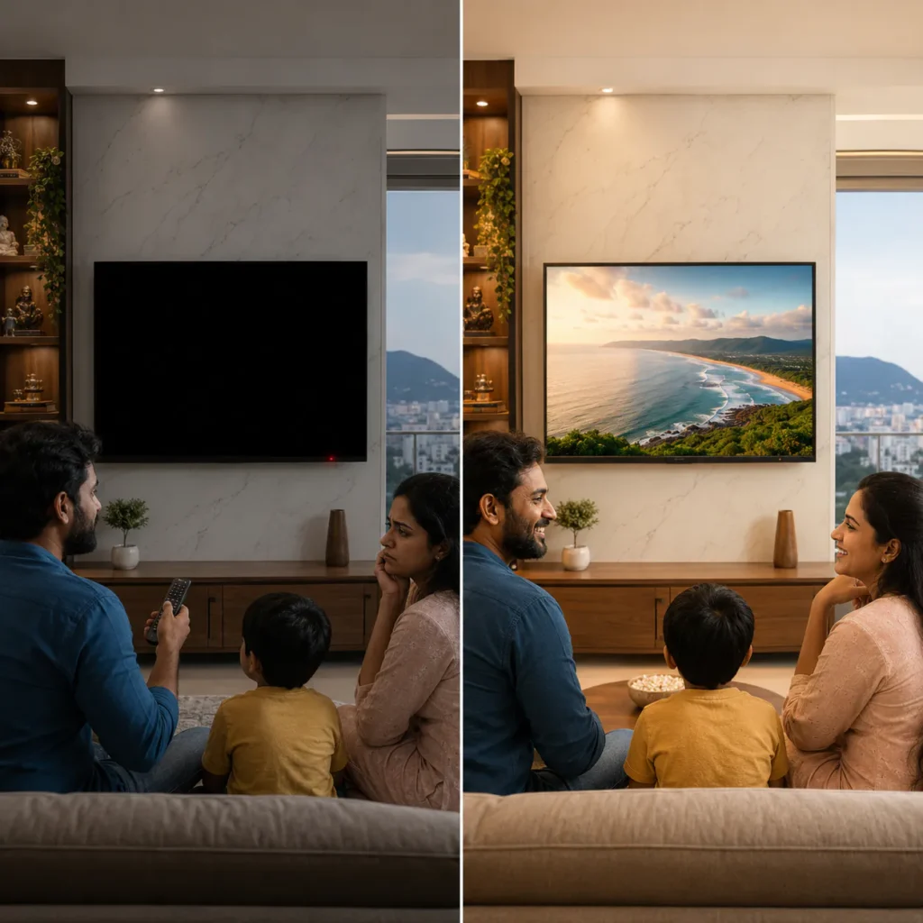 Panasonic TV power issue fixed in Vizag