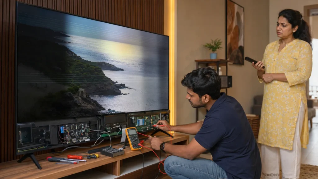 Realme TV Screen Flickering Repair Vizag