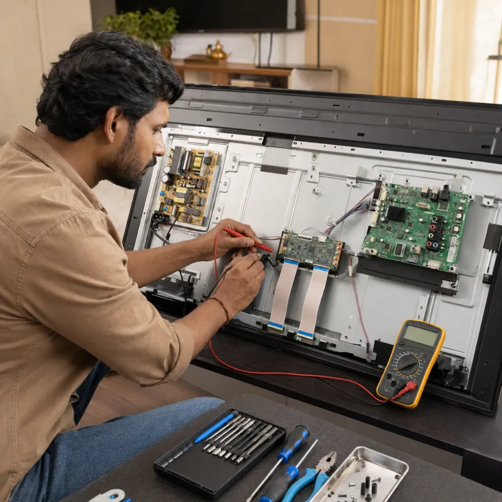 Realme TV backlight and T-Con repair Vizag