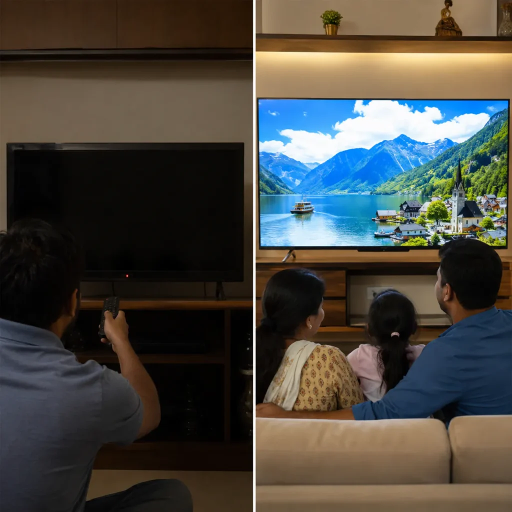 TCL TV not turning on repair service in Vizag