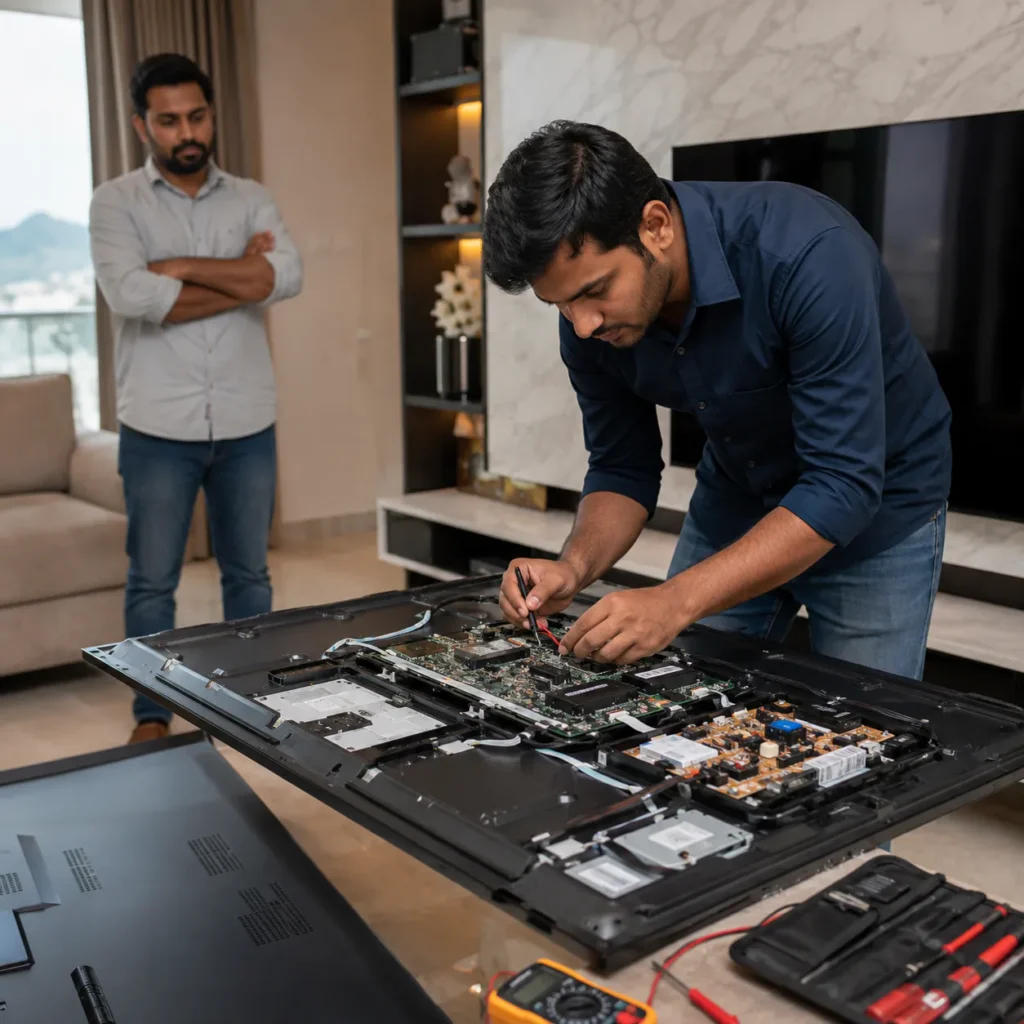 Onida TV black screen repair in Vizag