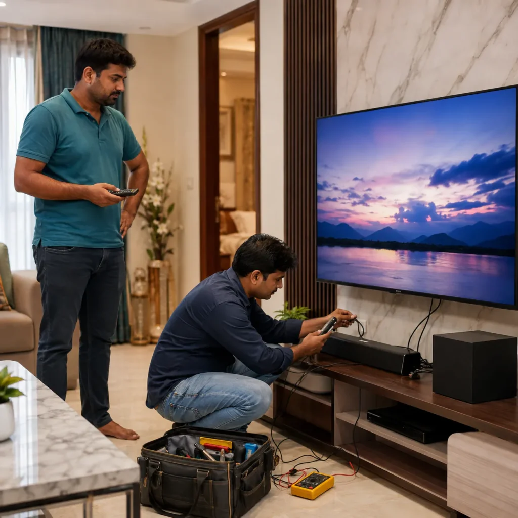 Onida Smart TV sound repair in Vizag