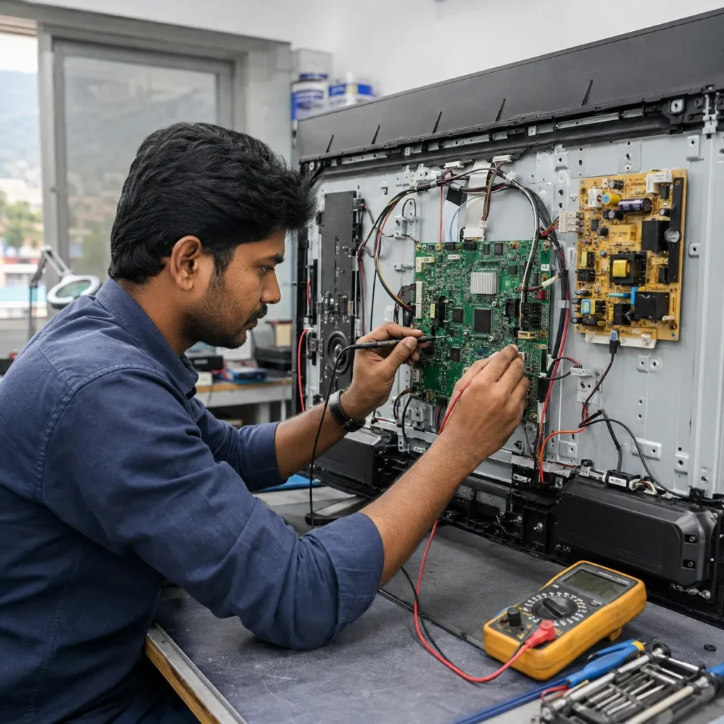 Onida TV audio board repair Vizag