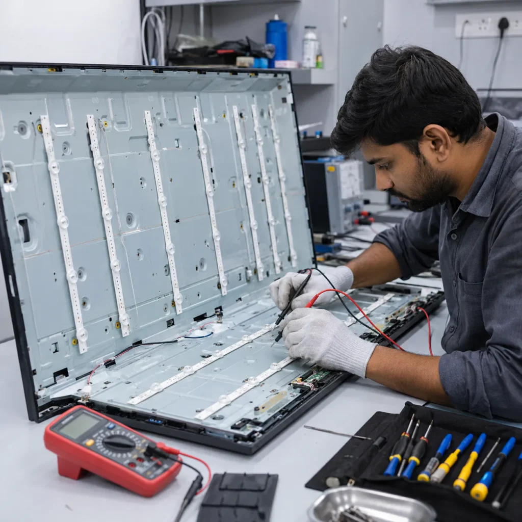 Onida LED TV display repair in Vizag
