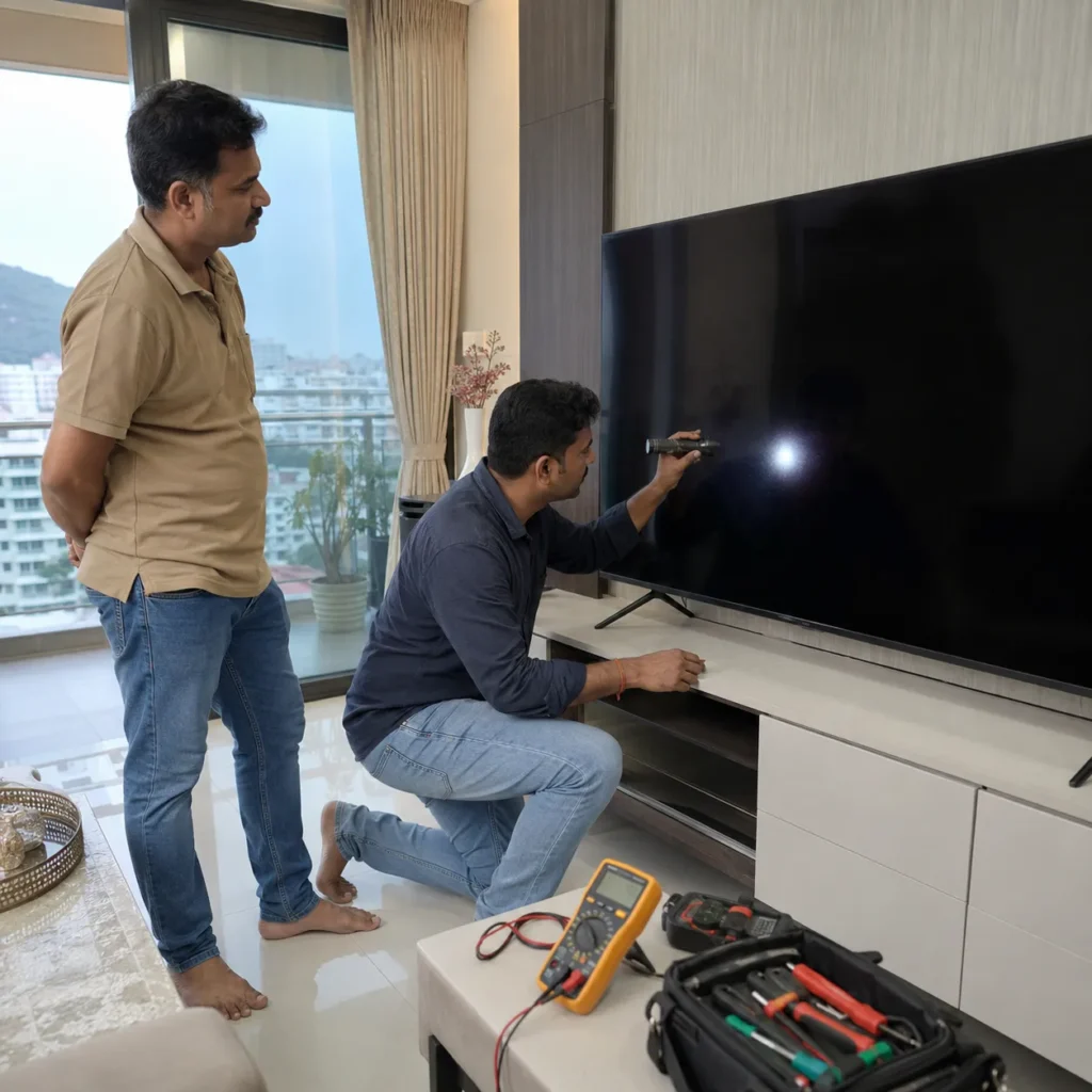 Onida TV backlight repair Vizag