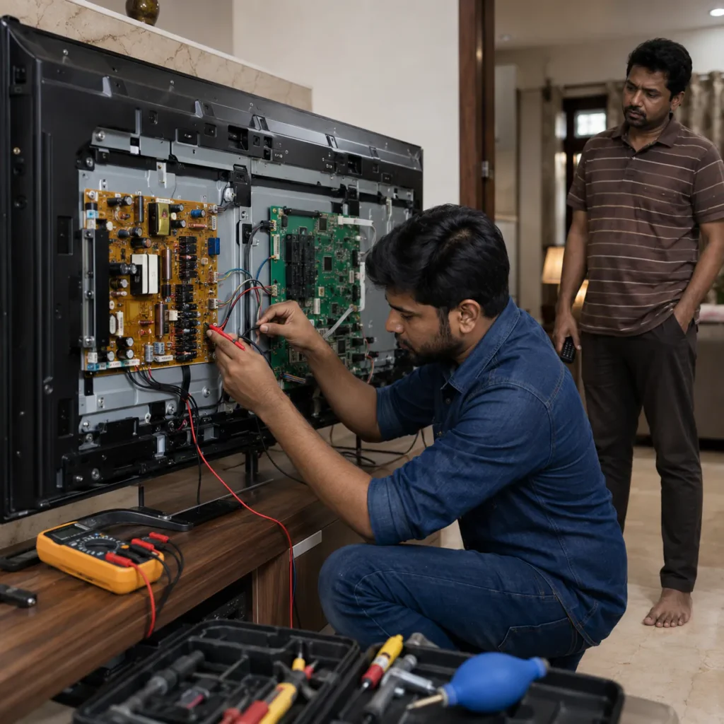 Philips LED TV not turning on repair in Vizag